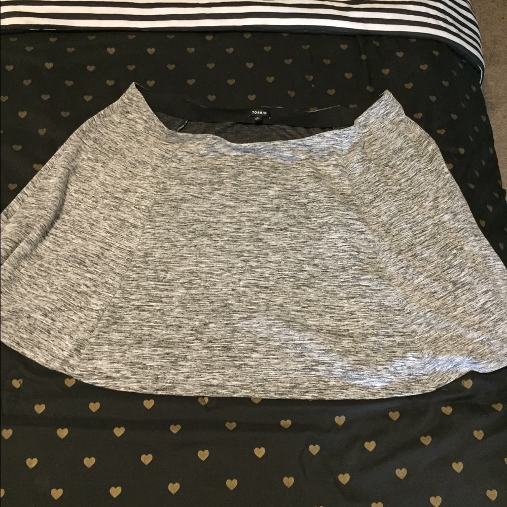 Torrid marble style skater skirt